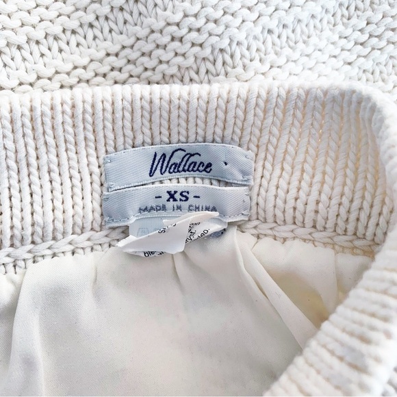 𝅺MADEWELL Wallace Cream Ribbed Knit Sweater Skirt - Picture 4 of 6